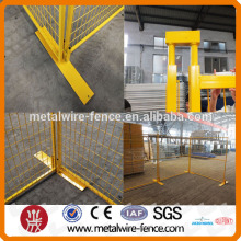 Outdoor construction site Galvanized used temporary fencing